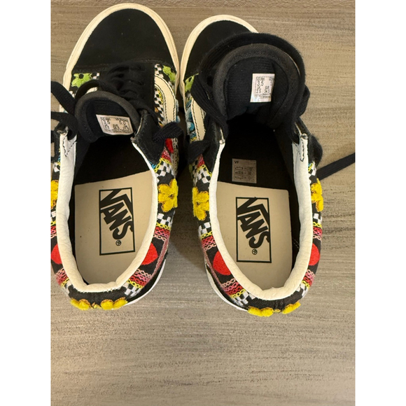 Vans Old Skool 36 DX sneakers Craft Multi embroidered butterflies flowers SZ 5 - Picture 3 of 11